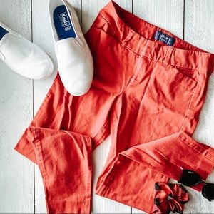 Old Navy Women’s Mid-rise pixie ankle pants- red